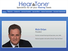 Tablet Screenshot of hear-tone.com